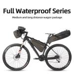 ROCKBROS Bike Bicycle Bag Rainproof Large Capacity MTB Road Frame Bag Triangle Pouch Waterproof Caulking Bag Pannier Accessories