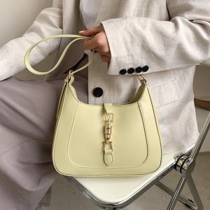 Toptrends Retro Underarm Shoulder Side Bags For Women 2023 Trend Luxury Designer PU Leather Crescent Ladies Handbags And Purses