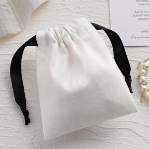 Higher Quality Flannel Gift Bags 5x7cm 7x9cm 11x14cm 15x20cm(6x8in) Makeup Perfume Pouches Custom Logo Jewelry Suede Sack