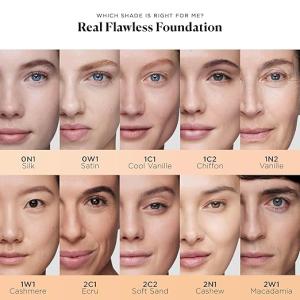 Laura Mercier Real Flawless Weightless Perfecting Waterproof Liquid Foundation: Medium-Buildable Coverage, 12 HR Fade-Proof Wear, Natural Finish, Hydrating, Long Lasting, Non-Comedogenic